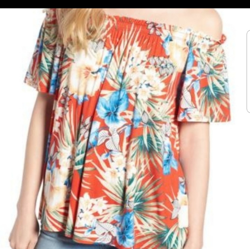 Bobeau tropical top